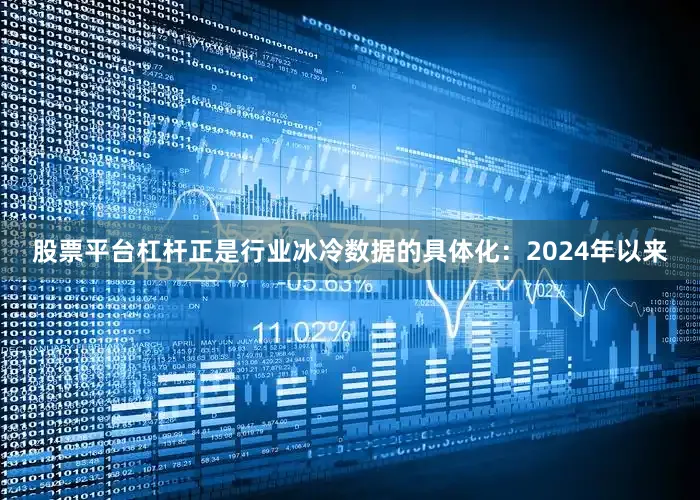 股票平台杠杆正是行业冰冷数据的具体化：2024年以来